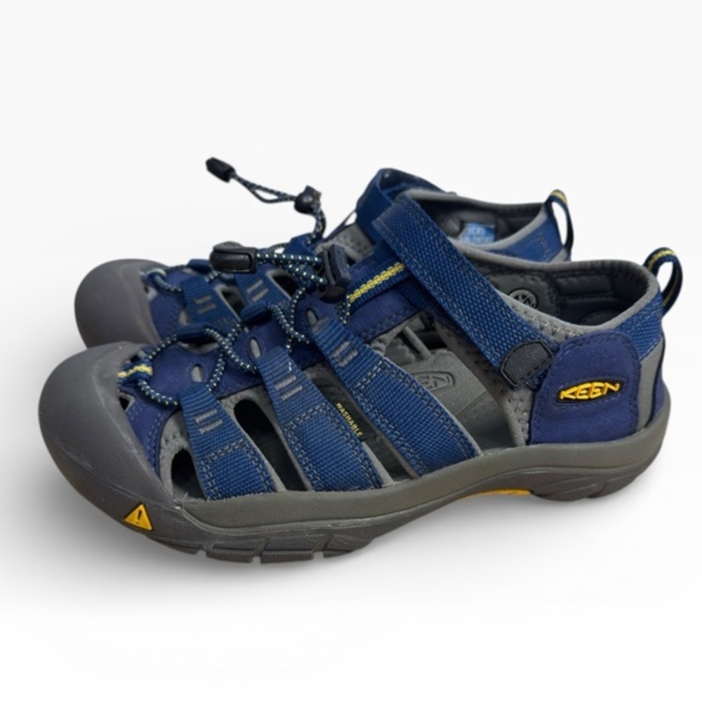 Keen Newport H2 Kids Sandals Blue Depths Gargoyle Size 5 Outdoors Water Shoes
